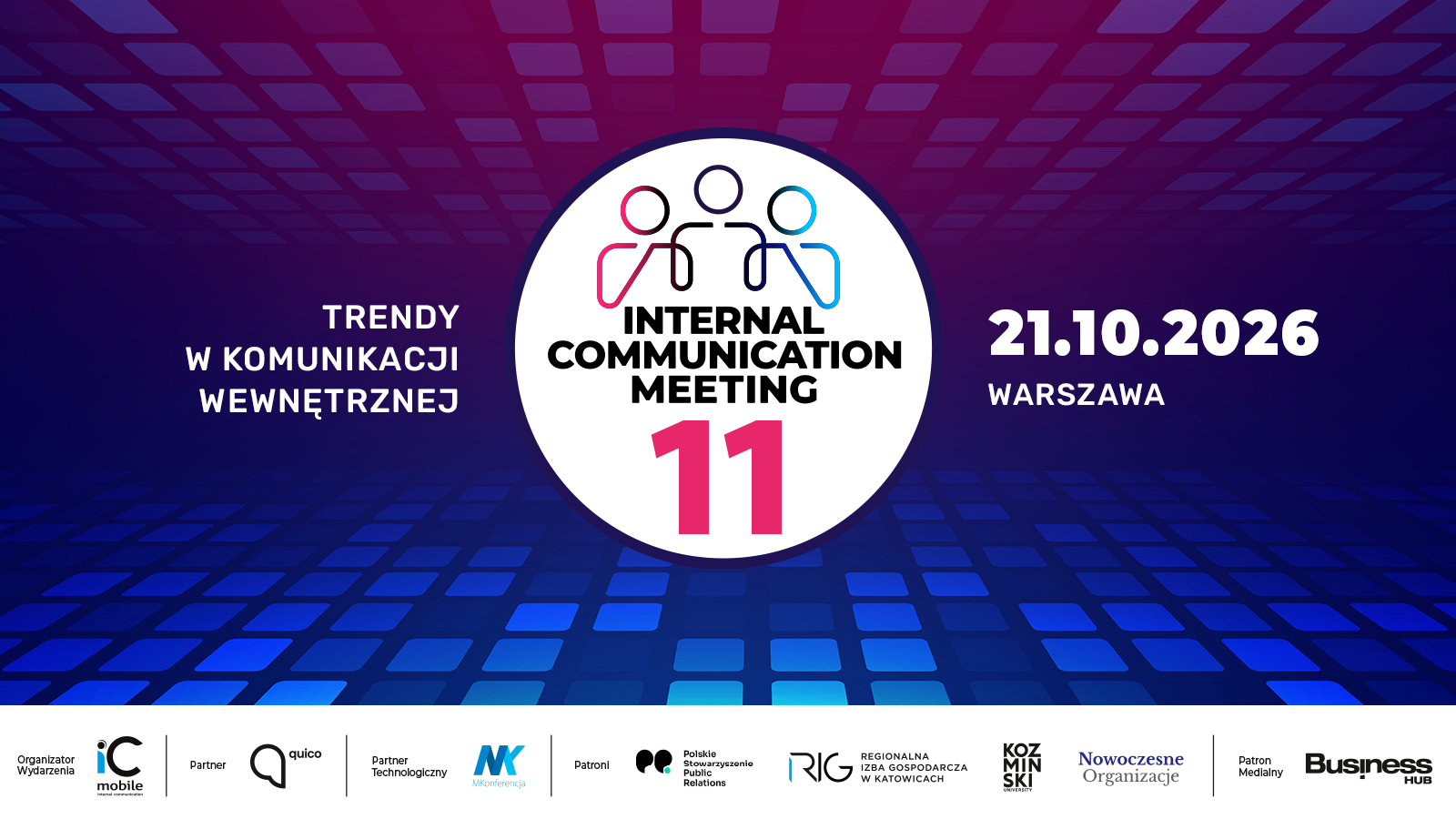 Konferencja Internal Communication Meeting 11 w Warszawie